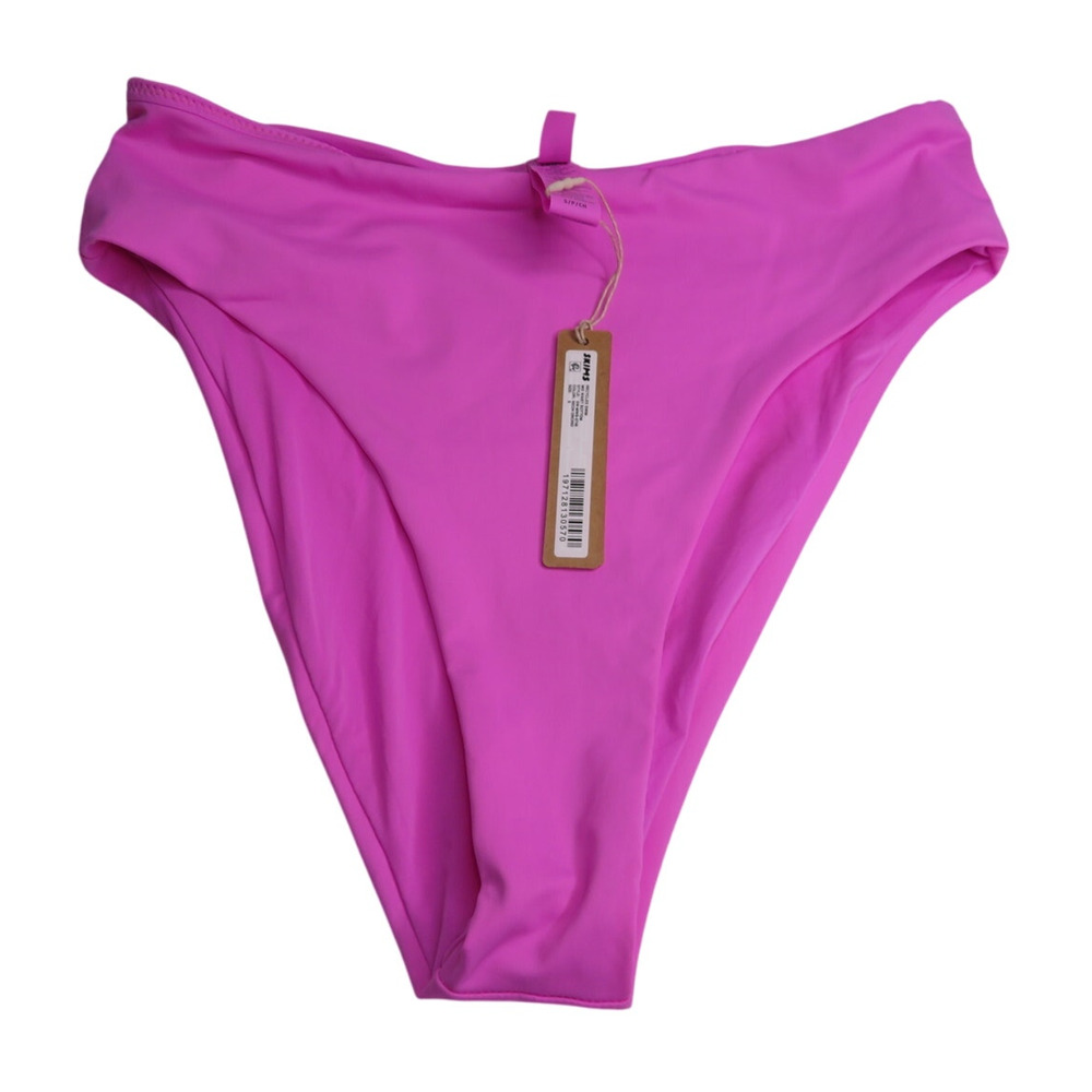 SKIMS Hot Pink High-Cut Bikini Bottom
